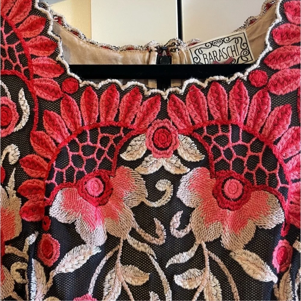 Yoana Baraschi Anthropologie Lace Embroidered Dress (8) - Picture 2 of 4